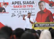 Caleg PDIP dr Sofyan Tan Raih Suara Pertama DPR RI Wilayah Sumut
