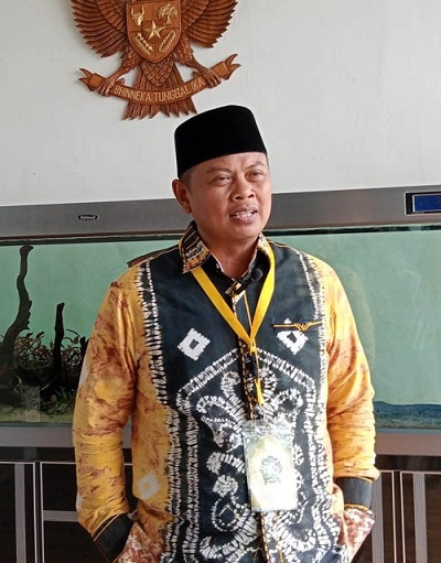 KETUA Panitia MTQ ke-5 Yayasan Haji Anif, Ustadz H. Sugeng Wanto. Waspada/Hang Tuah Jasa Said