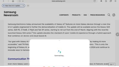 Software Update Galaxy Tab S9 Series,Galaxy AI Bikin Produktivitasmu Tambah Menyala!