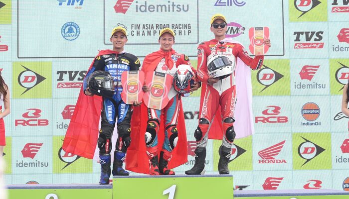 Pebalap Astra Honda Podium ARRC China