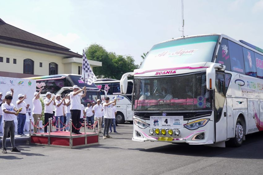 Mudik Gratis, BUMN PTPN IV PalmCo Regional 1 Berangkatkan 500 Pemudik Ke Tujuh Kota Di Sumatra   