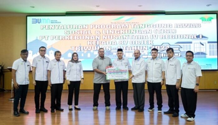 PalmCo Regional 1 Serahkan Bantuan Tanggung Jawab Sosial Perusahaan Rp1,1 M