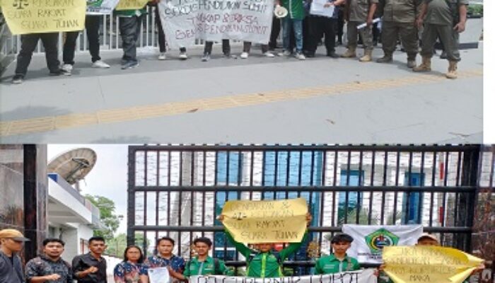 HM IKLAB RAYA Gelar Aksi Jilid II di Kantor Gubsu Dan Kejatisu