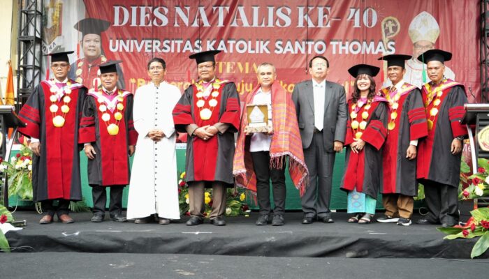 Ucapkan Selamat Dies Natalis Ke-40 UNIKA Santo Thomas, Wali Kota Medan Berharap Semakin Melahirkan Prestasi Membanggakan