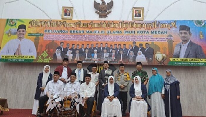 Gelar Halal Bi Halal Dan Tepung Tawar Jamaah Calhaj, MUI Kota Medan Ingatkan Umat Jaga Ukhuwah