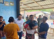 Danlanal Nias Bersama Wabup Nisel Kunjungi Keluarga Iwan Sutrisman Telaumbanua