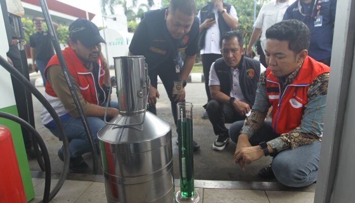 Polda Sumut dan Pertamina Patra Niaga Cek Kualitas BBM Di SPBU