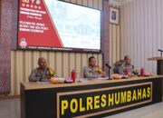 Satukan Persepsi, Polres Humbahas Gelar Latpraops Ketupat Toba 2024