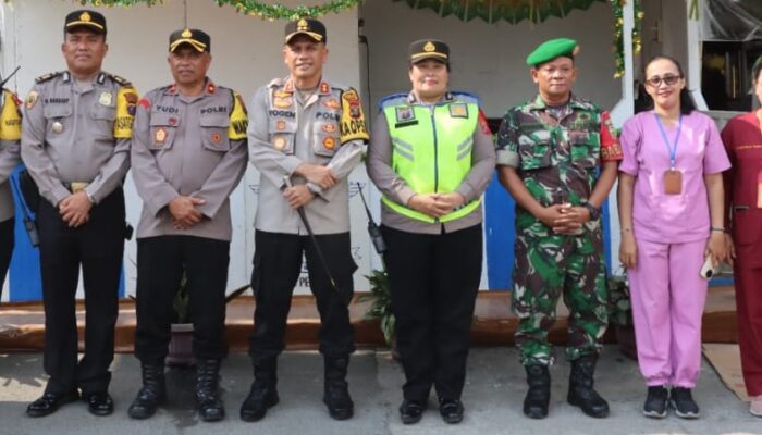 Kapolres P.Siantar Cek Kesiapan Awal Posyan Dan Pospam Operasi Ketupat Toba