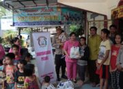 Polres Tapteng dan PLN UPDK Pandan Berbagi Sembako Kepada Warga dan Panti Asuhan