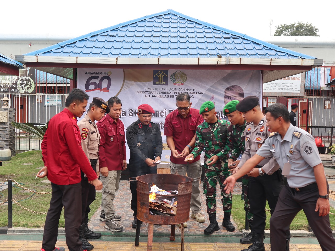 Rutan Tarutung-Polres-Kodim 0210/TU Apel Siaga Berantas Halinar