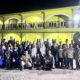Panitia program #ramadanberbagi dari PUK SP LEM SPSI PT INALUM, para donatur dan anak-anak yatim berfoto bersama.