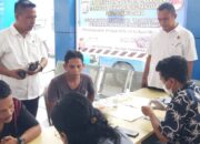 Polres P.Siantar Tes Urin 18 Pengemudi Bus Angkutan Lebaran 2024