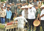 Pj Bupati Aceh Besar Dampingi Pj Gubernur Hadiri Gerakan Tanam Antisipasi Darurat Pangan