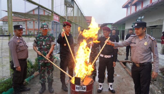 Zero Halinar, Rutan Kelas IIB Humbahas Razia Kamar Hunian