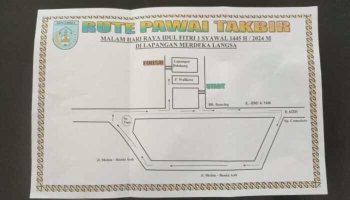 Pemko Langsa Akan Gelar Pawai Takbiran Malam Idul Fitri