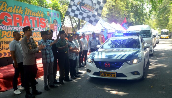 Pemko Dan Polres Langsa Lepas Rombongan Mudik Gratis
