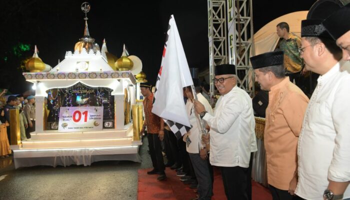 Dilepas Pj Gubernur, Pawai Takbir Idul Fitri Berlangsung Meriah