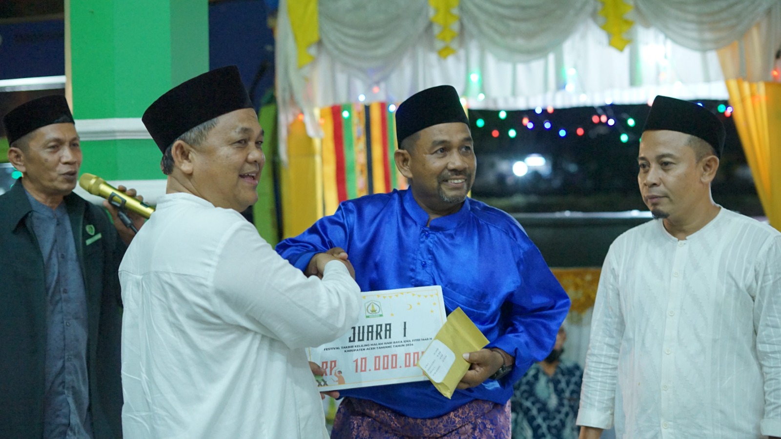 Banda Mulia Juara Festival Takbir Keliling Di Aceh Tamiang