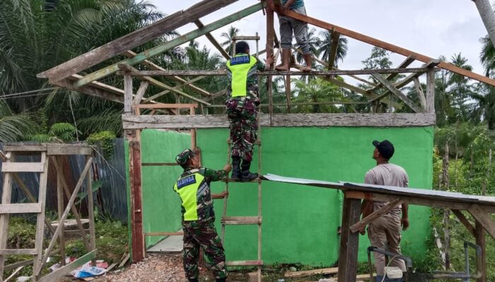Kodim 0104/Aceh Timur Rehab Dayah Khairatul Munah