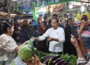 Warga Dan Wisatawan Antusias Lihat Jokowi Di Pasar Buah Berastagi