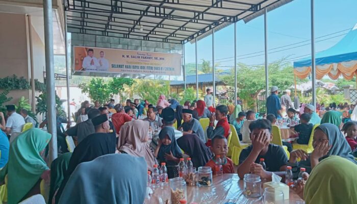 Warga Membludak Hadiri Hari Terakhir Open House Lebaran Salim Fakhry