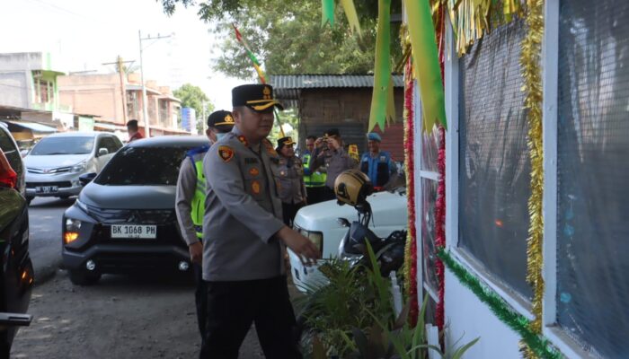 Kapolres Langkat Tinjau Kembali Pos  Ops Ketupat Toba 2024