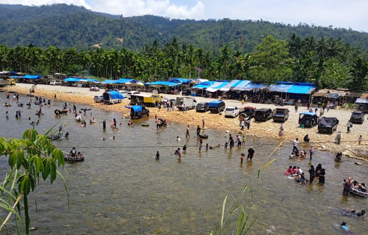 Lokasi Wisata Di Aceh Timur Dipadati Pengunjung