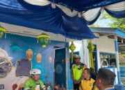 Bersepeda, Wakapolda Sumut Tinjau Pos Pam Di Sergai
