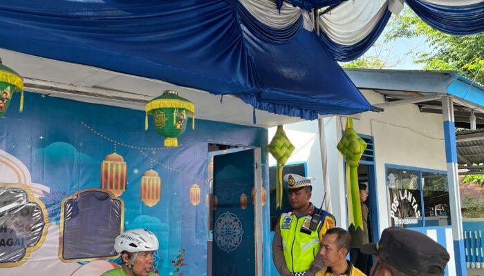 Bersepeda, Wakapolda Sumut Tinjau Pos Pam Di Sergai