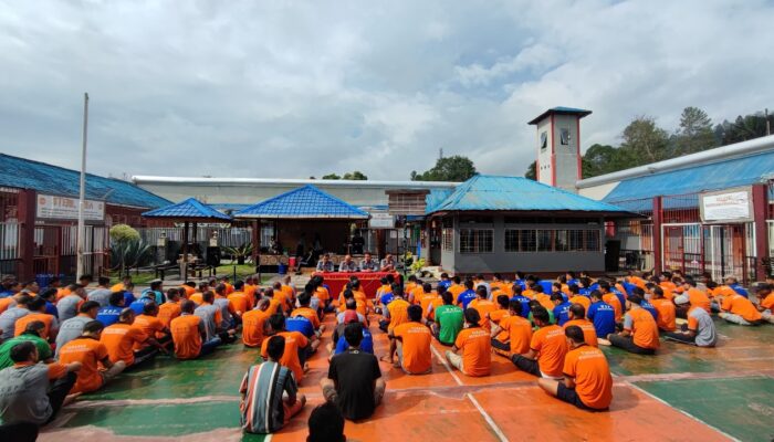 Rutan Tarutung Bersama WBP Halal Bihalal Jaga Keharmonisan