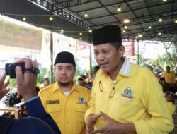 Ricky Nasution Dan Tengku Ameck Ambil Formulir Cabup Deliserdang Dari Golkar