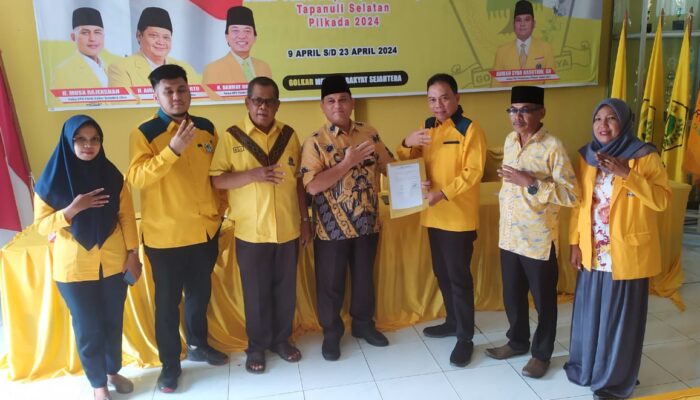 Jelang Pilkada Tapsel, Ja’far Syahbudin Ritonga Daftar Ke Golkar