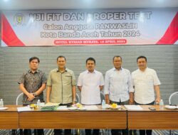 Komisi I Tetapkan Lima Anggota Panwaslih Pilkada Banda Aceh 2024