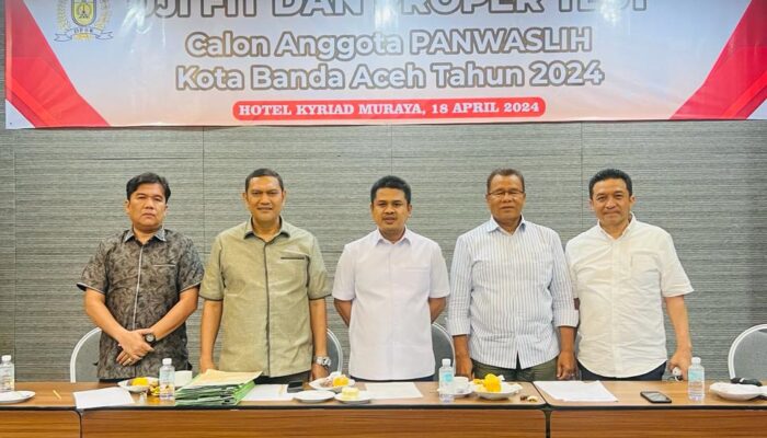 Komisi I Tetapkan Lima Anggota Panwaslih Pilkada Banda Aceh 2024