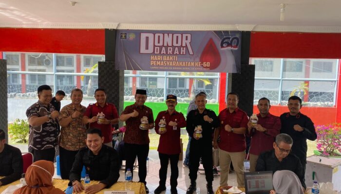 Bapas Banda Aceh Semarakkan HBP Ke-60 Dengan Donor Darah