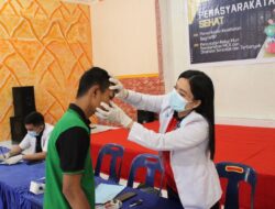 Lapas Siborongborong Gelar Layanan Kesehatan Menyambut HBP Ke-60
