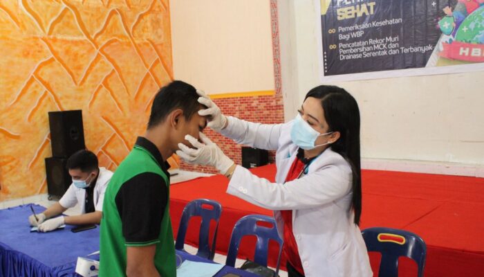 Lapas Siborongborong Gelar Layanan Kesehatan Menyambut HBP Ke-60