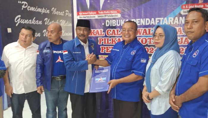 Maju Lagi Jadi Wali Kota Binjai, Amir Hamzah Daftar Ke Partai Demokrat