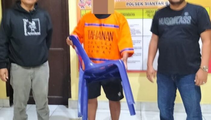 Aniaya Penjaga Kantor LKPN Tipikor, Pelaku Serahkan Diri Ke Polsek Siantar Barat