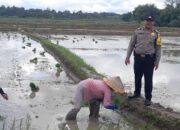 Musim Tanam Padi, Bhabinkamtibmas Polres P. Siantar Sambangi Warga Binaan