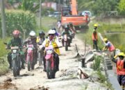 Bupati Simalungun Dan Forkopimda Tinjau Pembangunan Jalan Naik Sepeda Motor