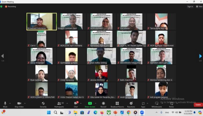 Prodi IKOR Unimed Perkenalkan Jurnalisme Olahraga Di Era Digital