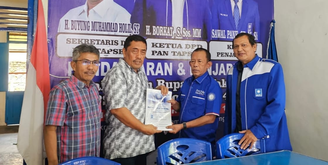 Maju Sebagai Balon Bupati, Mantan Sekda Tapsel Daftar Ke PAN