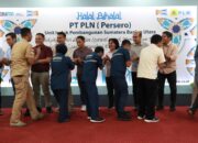 Keluarga Besar PT PLN (Persero) UIP Sumatera Bagian Utara menggelar kegiatan Halal Bihalal di ruang serba guna Lantai 5 Gedung  PLN UIP SBU, Jl. Dr Cipto No 12, Medan Polonia, Kamis, 25 April 2024.