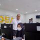 WAKIL Rektor 1 USU, Dr Edy Ikhsan, SH, MA,saat meninjau UTBK-SNBT di kampus USU. Waspada/Ist