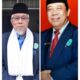 KETUA Umum MUI Sumut, Dr. H. Maratua Simanjuntak (kiri) bersama Sekretaris Umum, Prof. Dr. H. Asmuni, MA. Waspada/Ist