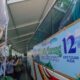 WALI Kota Medan Bobby Nasution saat melepas sekitar 1.600-an pemudik yang ikut serta dalam Mudik Gratis Bareng Pemko Medan 2024 dari Jalan Masjid Raya Medan, Minggu (7/4) siang. Waspada/Ist