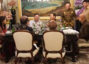 Meutya Hafid Hadir Open House Di Kediaman Ketum Partai Golkar