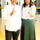 WAKIL Sekretaris Dewan Pimpinan Wilayah Partai Kebangkitan Bangsa Sumatra Utara (Wasek DPW PKB Sumut) Suryani Paskah Naiborhu (kanan), berfoto bersama Wakil Ketua MPR RI Jazilul Fawaid. Waspada/Ist